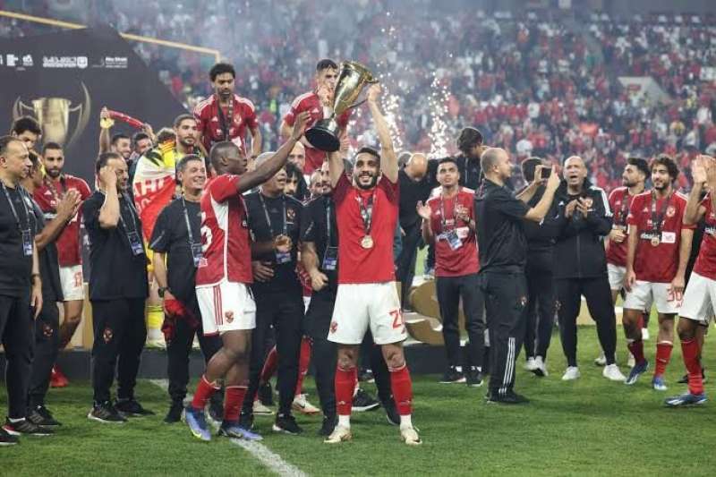 الأهلي يتوج بكأس السوبر المصري للمرة الثالثة على التوالي 3 بطولة كأس السوبر المصري