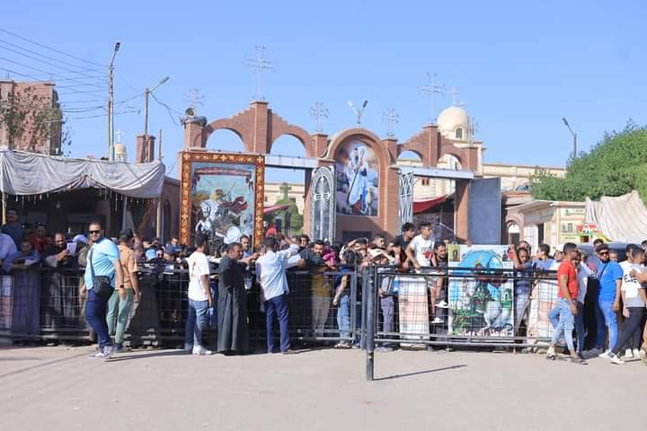 اليوم انطلاق موسم دير الشهيد مارجرجس بالرزيقات وسط أجواء روحانية لمدة 7 أيام 4 مارجرجس رمز الإيمان والصمود