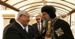 المستشار عدلي منصور يطمئن هاتفياً على صحة البابا تواضروس الثاني بعد نجاح جراحته بالنمسا 3 عدلي منصور يشيد بمواقف الكنيسة