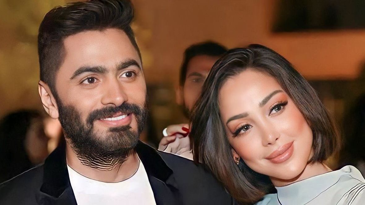 رد فعل زينة عقب لحظة سماعها مرض تامر حسني وكشف تعليق بسمة بوسيل طليقته 2 رسالة بسمة بوسيل