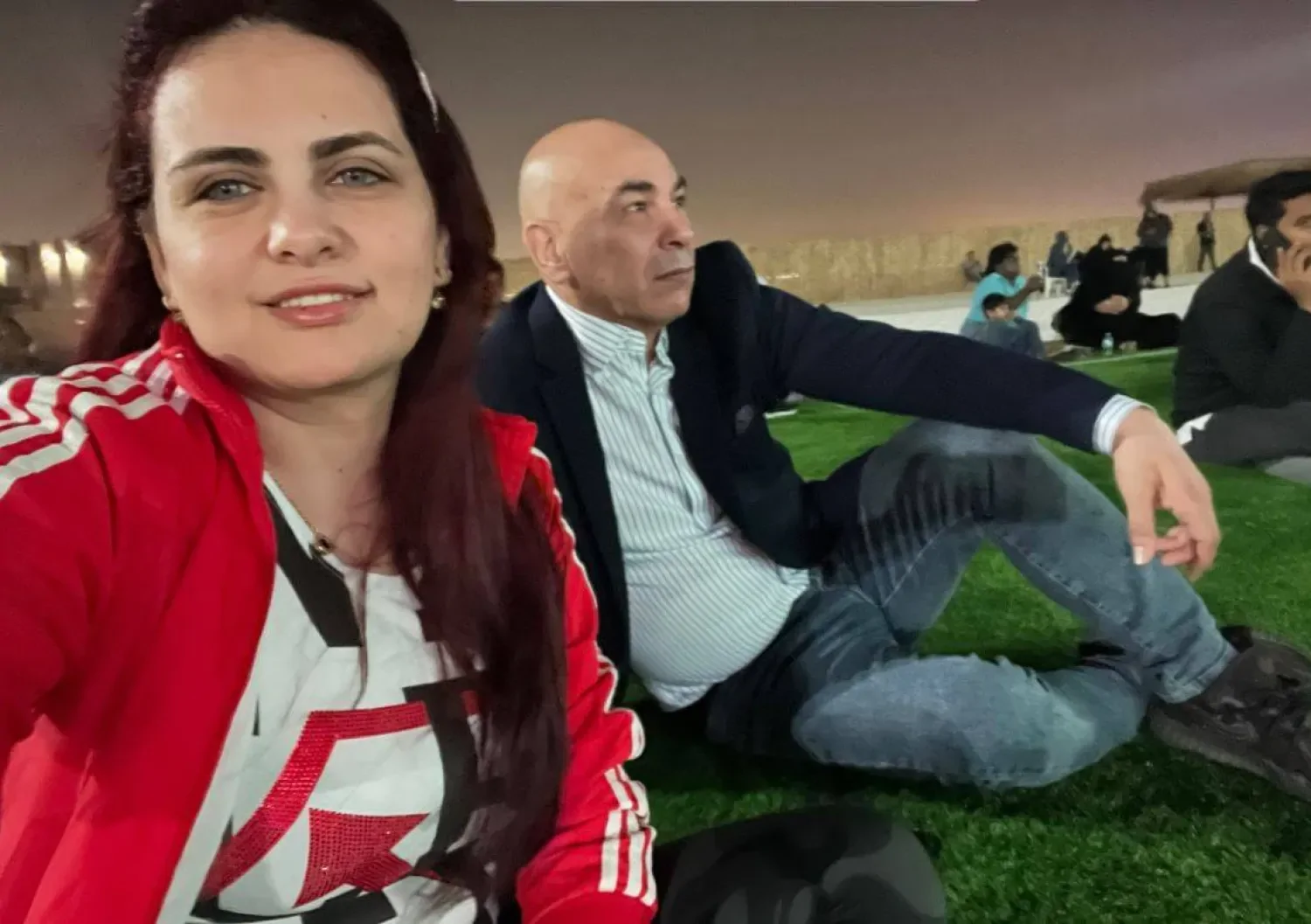 رسالة رومانسية من زوجة حسام حسن لدعمه قبل مواجهة أنجولا 2 زوجة حسام حسن تدعمه