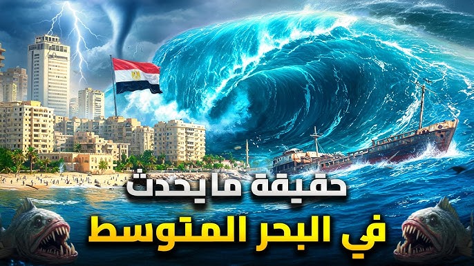 القومي لعلوم البحار يصدر بيان رسمي بشأن تسونامي البحر المتوسط وتأثيره على مصر 2 تسونامي البحر المتوسط