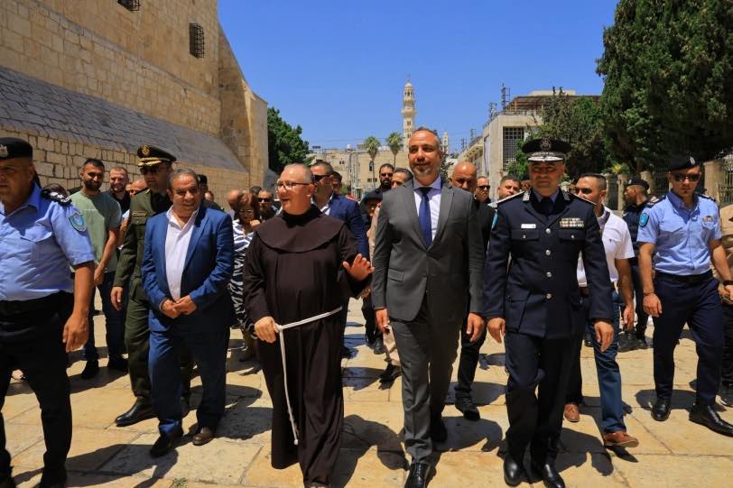 وصول حارس الأراضي المقدسة إلى بيت لحم في زيارته الأولى للمدينة 4 زيارة حارس الأراضي المقدسة