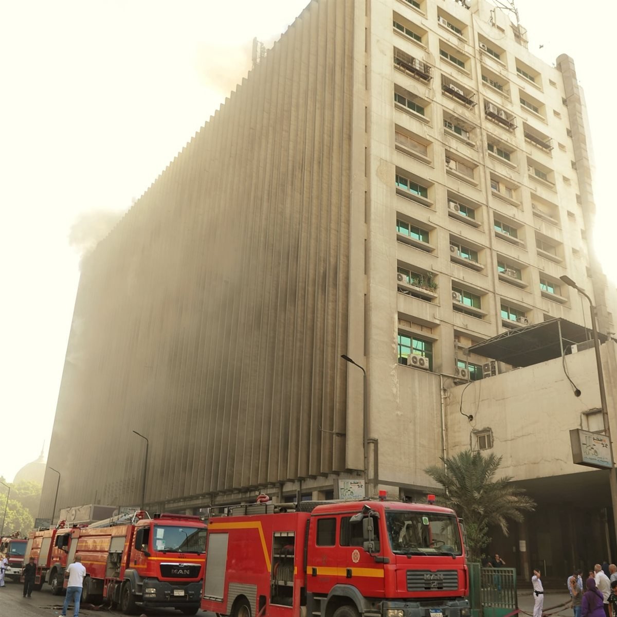 بيان هام من الصحة عن عدد المصابين في حريق سنترال رمسيس ومناشدة للمواطنين 4 حريق رمسيس