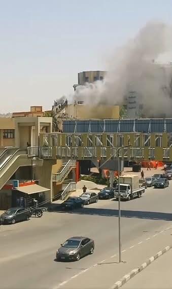 بالصور حريق في النادي الأهلي بمدينة نصر و3 سيارات إطفاء تسرع لمكان الحادث 3 حريق النادي الأهلي