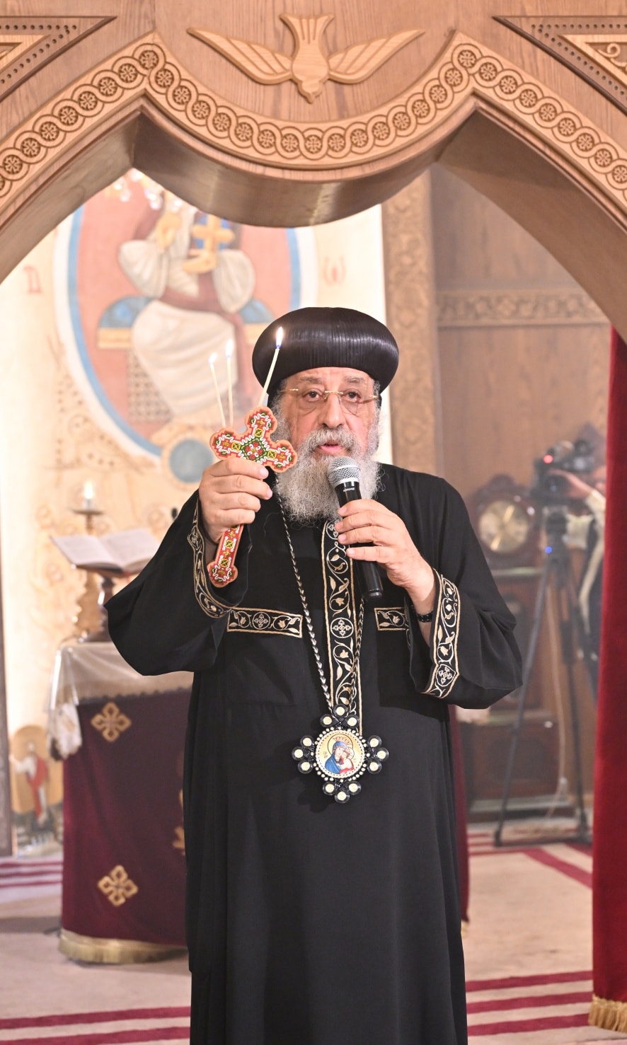 عظة البابا تواضروس الثاني عن العذراء مريم وعلاقتها الخاصة بمصر في اجتماع الأربعاء 3 البابا تواضروس الثاني