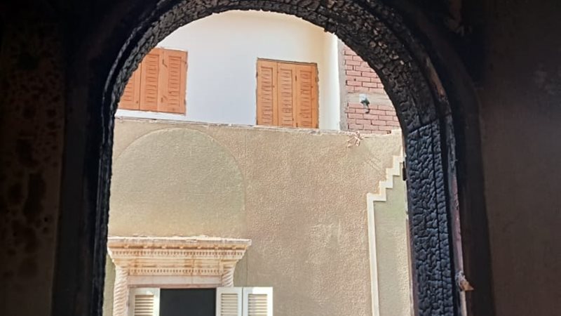 بالصور تفاصيل حريق كنيسة للأقباط الكاثوليك بمطاي بالمنيا 2 حريق كنيسة للأقباط الكاثوليك