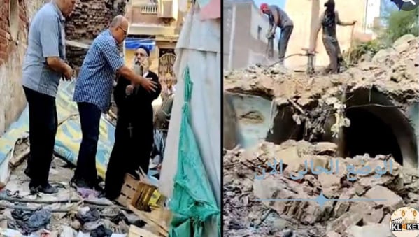 واقعة هدم كنيسة العذراء الأثرية نيابة رشيد تباشر التحقيق وواتهامات متبادلة بين أبناء المستشار والكهنة 4 أزمة كنيسة العذراء الأثرية برشيد