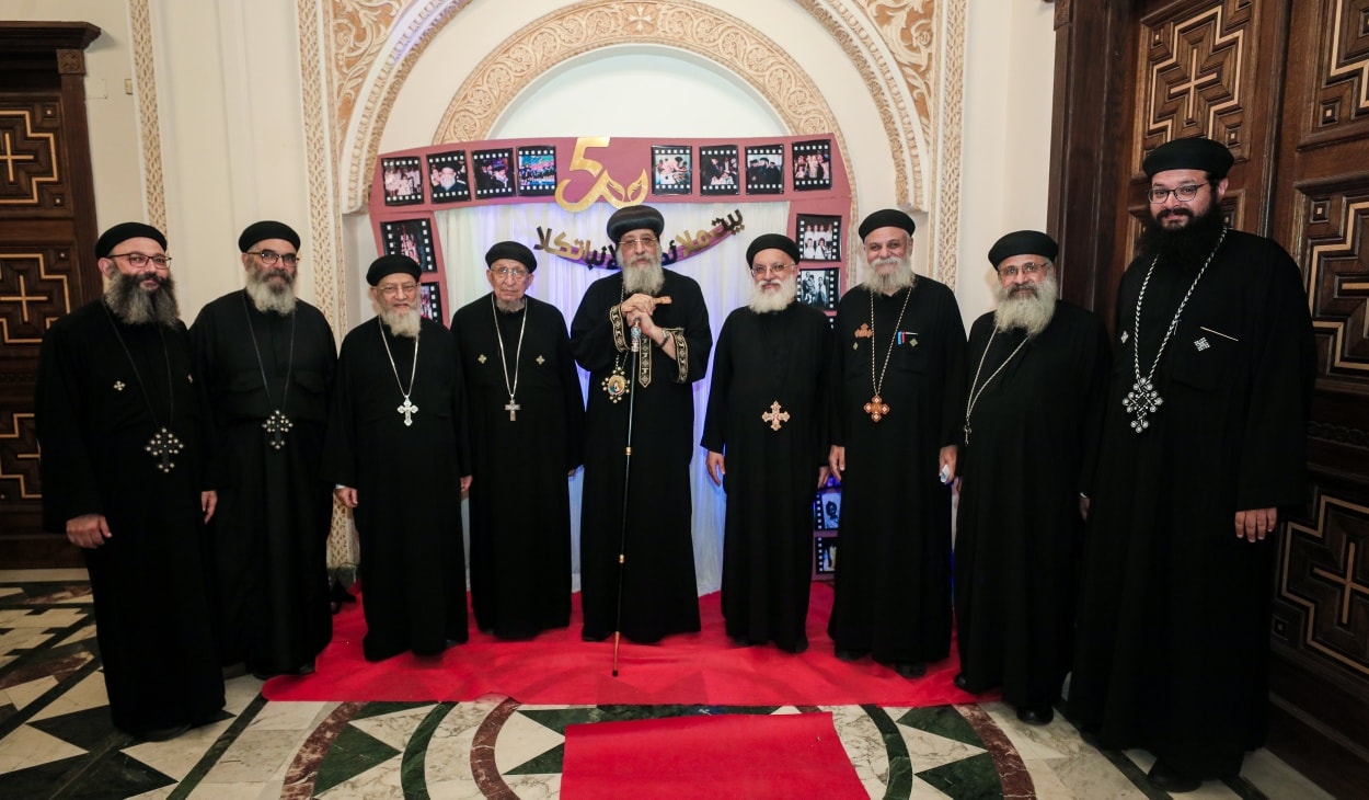 بالصور البابا تواضروس الثاني يشهد احتفالية اليوبيل الذهبي لحضانة بيت ملائكة الأنبا تكلا بالإسكندرية 2 البابا تواضروس الثاني يشهد احتفالية اليوبيل الذهبي