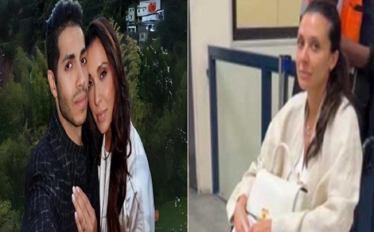 زوجة مينا مسعود على كرسي متحرك عقب أيام من حفل الزفاف 4 زوجة مينا مسعود تظهر على كرسي متحرك