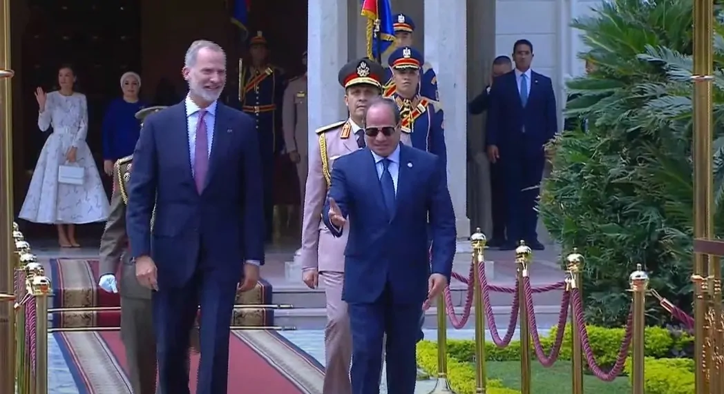 كلمة الرئيس السيسي خلال مأدبة الغداء مع ملك إسبانيا بقصر الاتحادية 4 الرئيس السيسي وملك إسبانيا