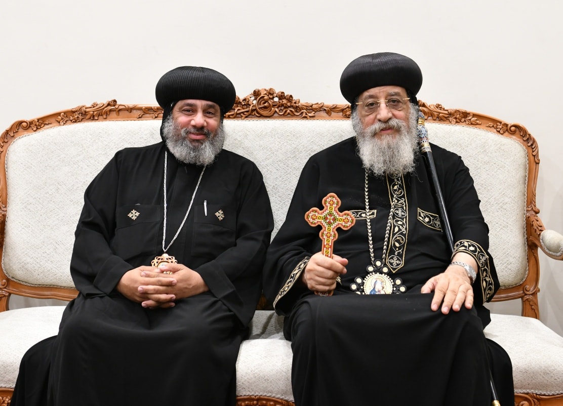 بالصور تفاصيل لقاء البابا تواضروس الثاني مع الأنبا نوفير والأنبا بيسنتي بالمقر البابوي 2 لقاء البابا تواضروس الثاني مع الأنبا نوفير
