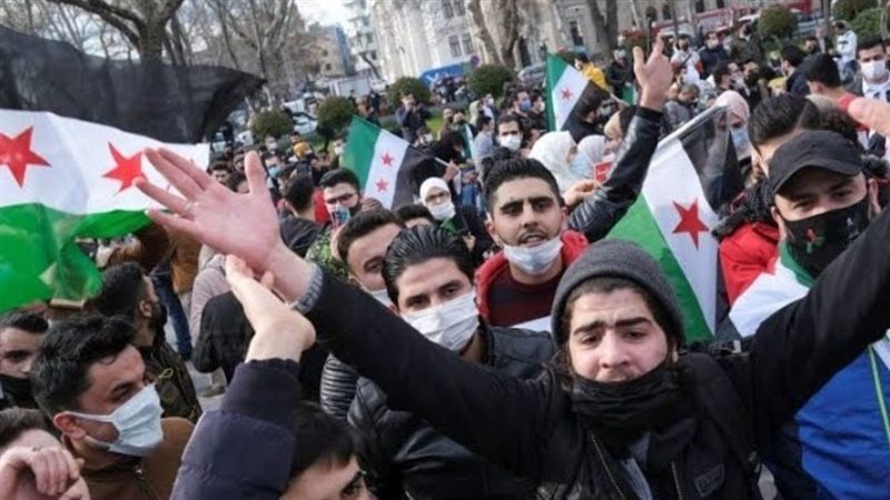 الإعلامي أحمد موسى يوجه طلب للحكومة ردا على المظاهرات السورية المسيئة ضد مصر الكلام اللي هقوله هيضايق 3 المظاهرات السورية المسيئة ضد مصر