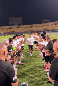 تكريم رمزي بممر شرفي للأسطورة محمد صلاح في معسكر منتخب مصر 2 ممر شرفي لمحمد صلاح