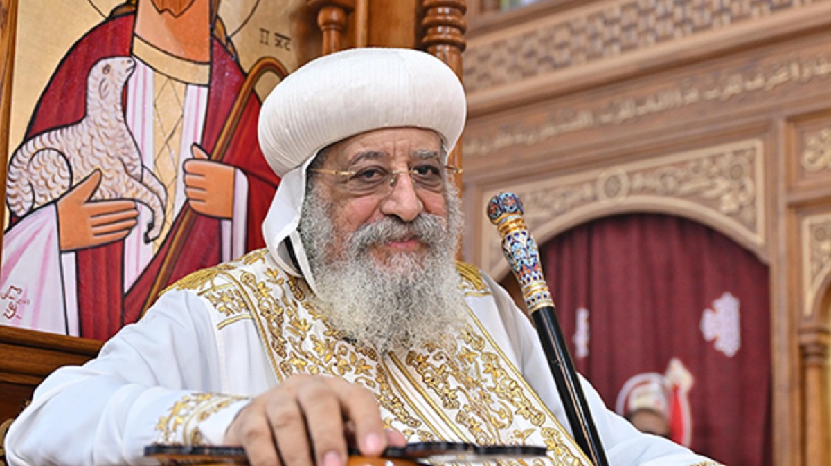 البابا تواضروس الثاني يلتقي رهبان دير الأنبا هرمينا بجبل قاو دعوة إلى حياة البساطة 2 البابا تواضروس الثاني