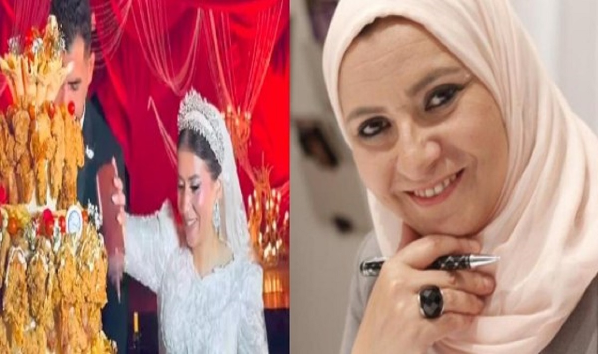 تعليق هبة قطب على مشاهد كيك الفرايد تشيكن بزفاف ابنتها 4 هبة قطب عن مشاهد كيك الفرايد تشيكن
