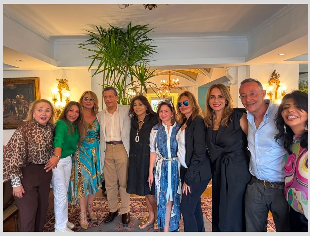 بالصور أول ظهور لـ إيناس الدغيدي وزوجها من شهر العسل مع إلهام شاهين 4 إيناس الدغيدي وزوجها من شهر العسل