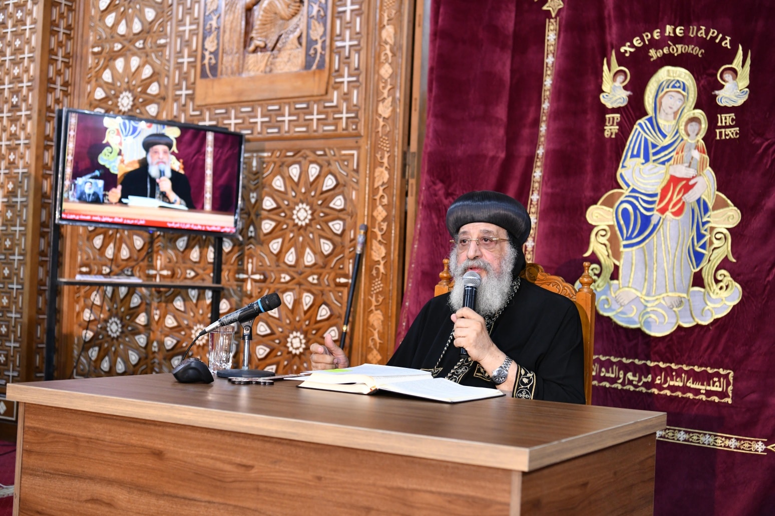 البابا تواضروس الثاني من عظته الإسبوعية الكنيسة ثابتة وراسخة ليست بجدرانها بل بشعبها 4 البابا تواضروس الثاني
