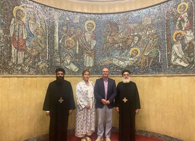 بالصور سفير التشيك يزور الكنيسة المرقسية بالإسكندرية إعجاب بتاريخها وتقدير لحفاوة الاستقبال 2 سفير التشيك في المقر البابوي