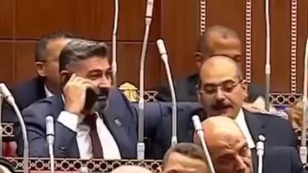ياسر جلال يستعين بـ مشهد كوميدي لـ مرجان أحمد مرجان بعد أدائه القسم في الشيوخ 4 ياسر جلال