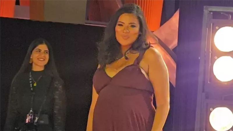 مهرجان الجونة السينمائي بالصور ثراء جبيل أول فنانة حامل على الريد كاربت تتصدر ترند جوجل 3 الفنانة ثراء جبيل بمهرجان الجونة السينمائي
