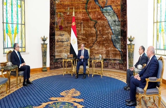 تفاصيل لقاء الرئيس السيسي ومدير عام اليونسكو الدكتورخالد العناني 2 لقاء الرئيس السيسي ومدير عام اليونسكو