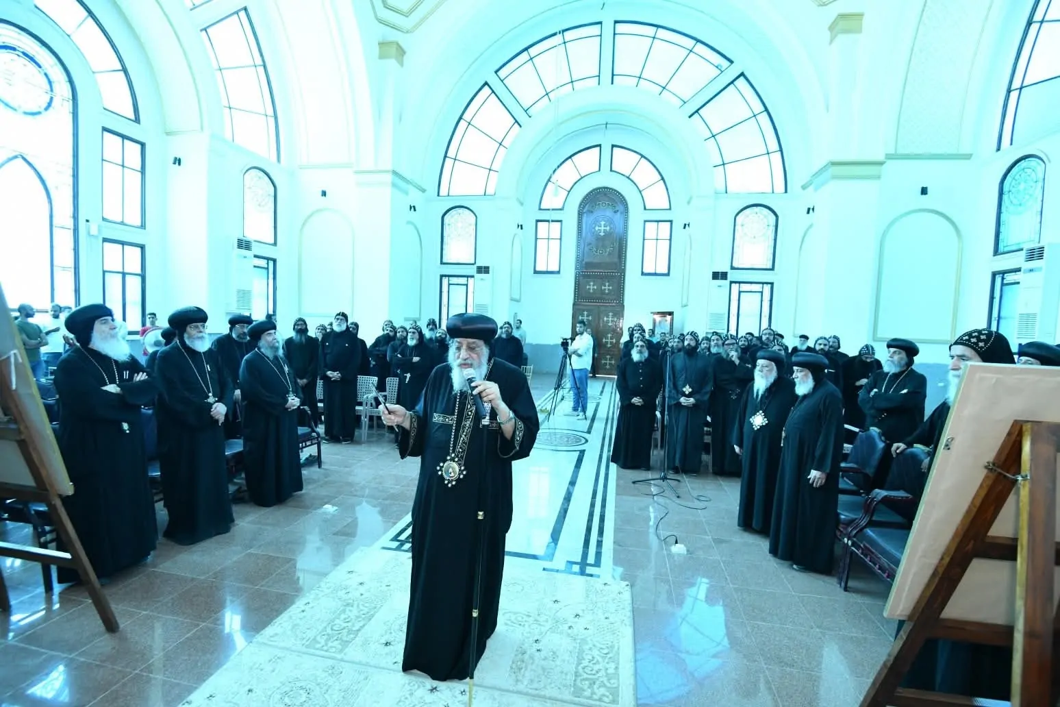 البابا تواضروس الثاني من أسيوط الجديدة رسائل طمأنينة تقدمها لنا الكنيسة في بداية السنة القبطية 4 البابا تواضروس الثاني