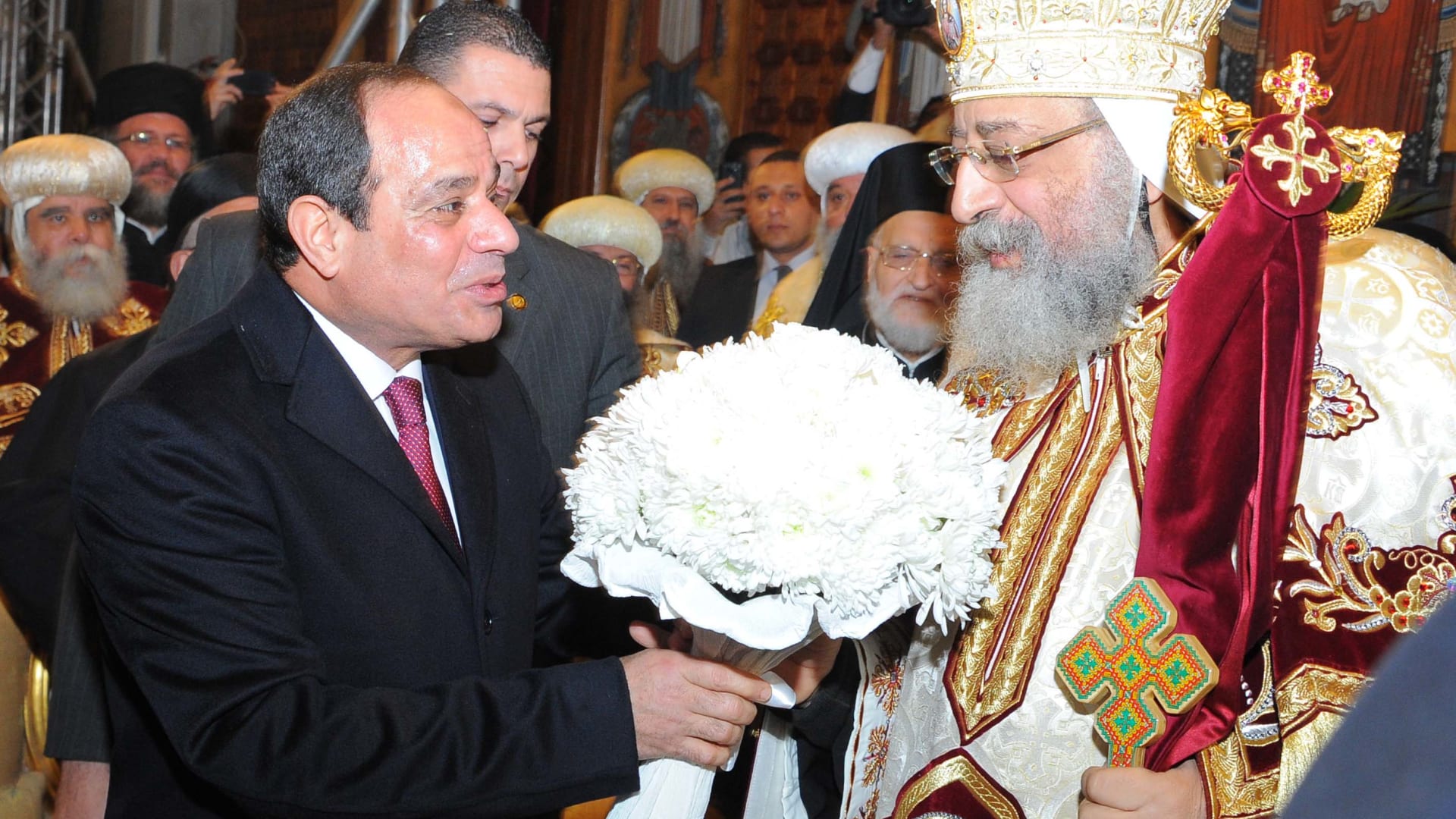 ماذا قال الرئيس السيسي عن عيد الميلاد خلال تهنئته للأقباط 3 البابا تواضروس والسيسي