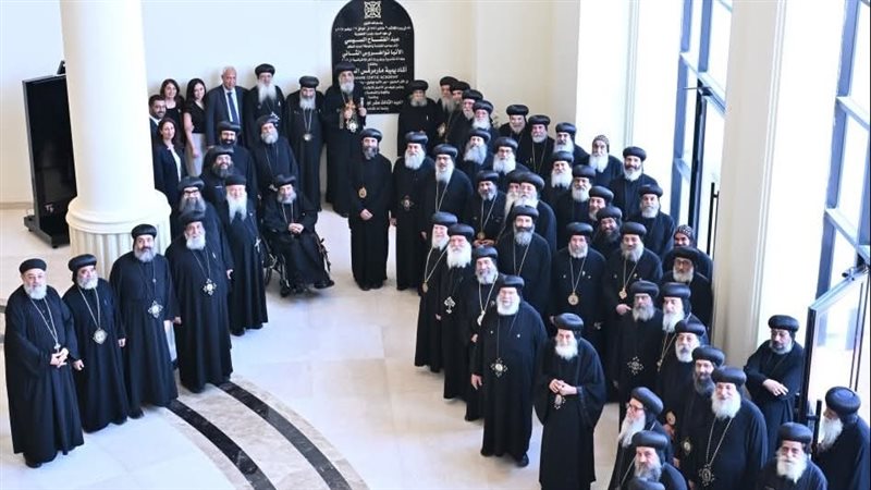 بالصور البابا تواضروس الثاني يفتتح أكاديمية القديس مرقس القبطية في وادي النطرون 2 افتتاح أكاديمية القديس مرقس القبطية