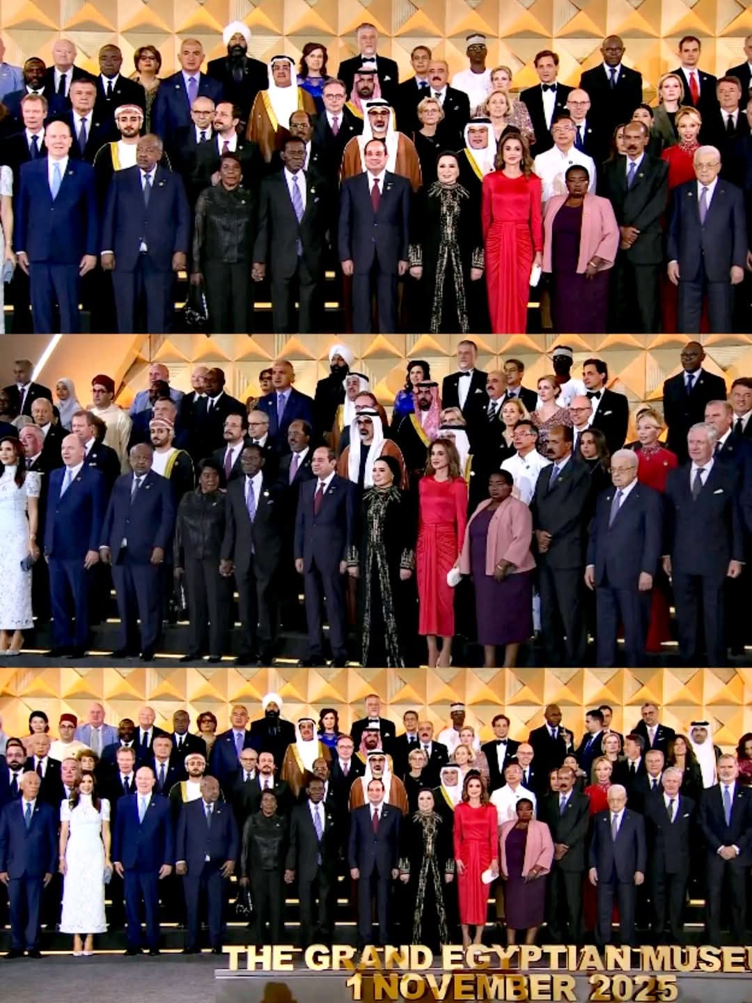 حفل افتتاح المتحف المصري الكبير بالصور أناقة فساتين وإطلالات دبلوماسية للحضور فخامة في ضوء التاريخ 2 افتتاح المتحف المصري الكبير