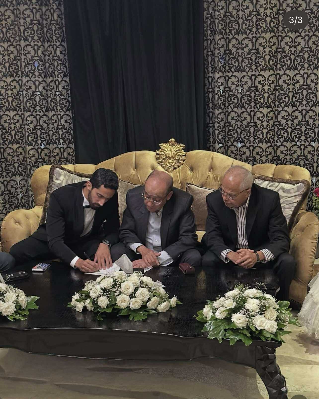سمعونا زغروطة أحمد السعدني يهنئ مي عز الدين بزفافها على أحمد تيمور ويكسر صمت الشائعات 3 عقد قران مي عز الدين