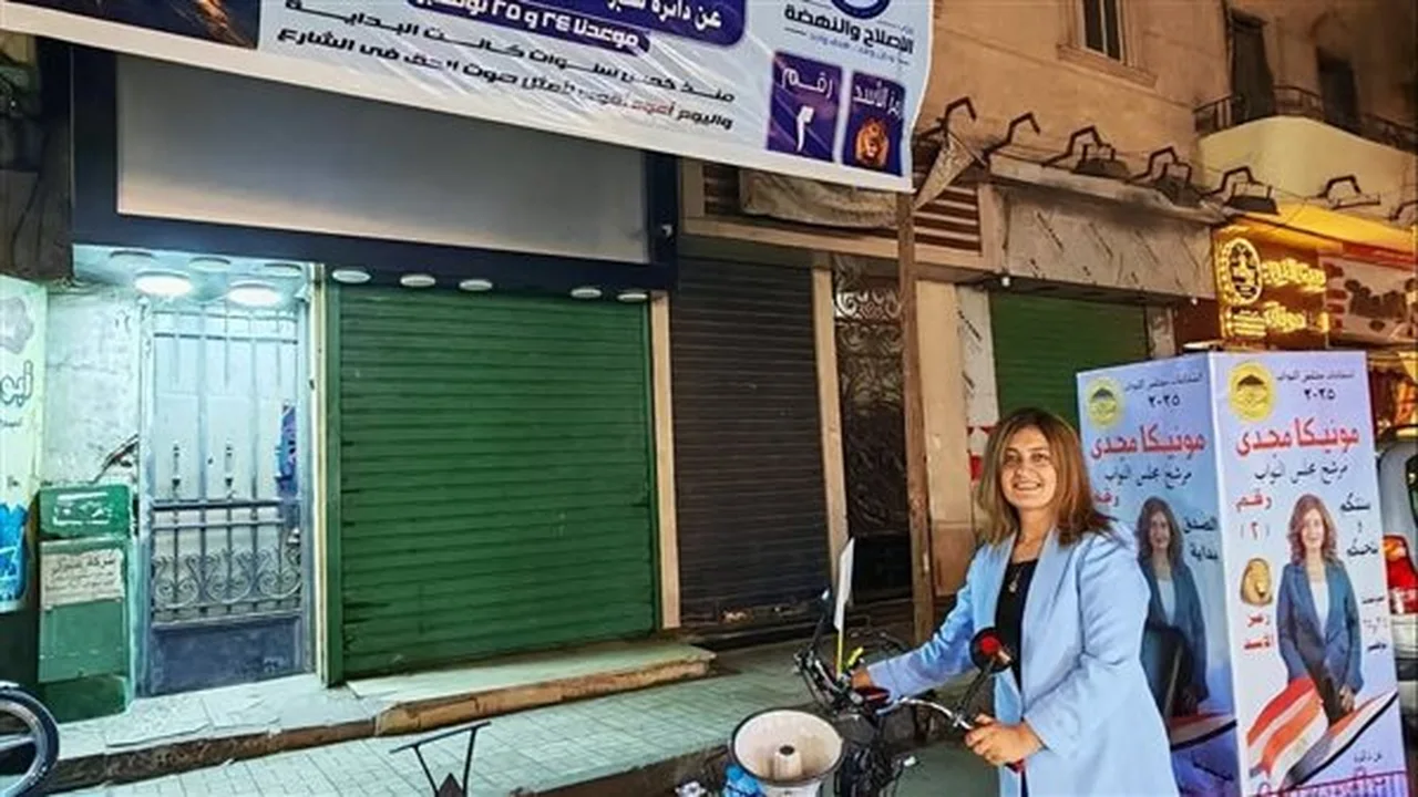 مونيكا مجدي مفاجأة انتخابات شبرا وروض الفرج بأسلوب دعاية غير تقليدي 4 مونيكا مجدي