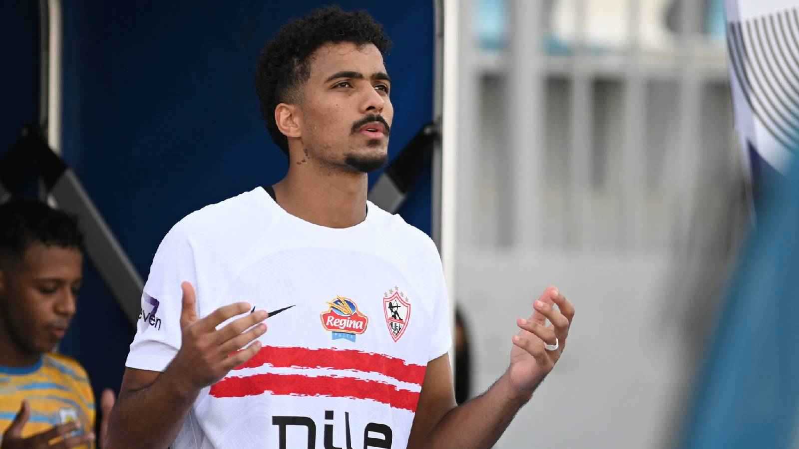 الزمالك يتربع على عرش الكونفدرالية بعد حسم ديربي القناة المثير أمام المصري 2 اللاعب حسام عبد المجيد
