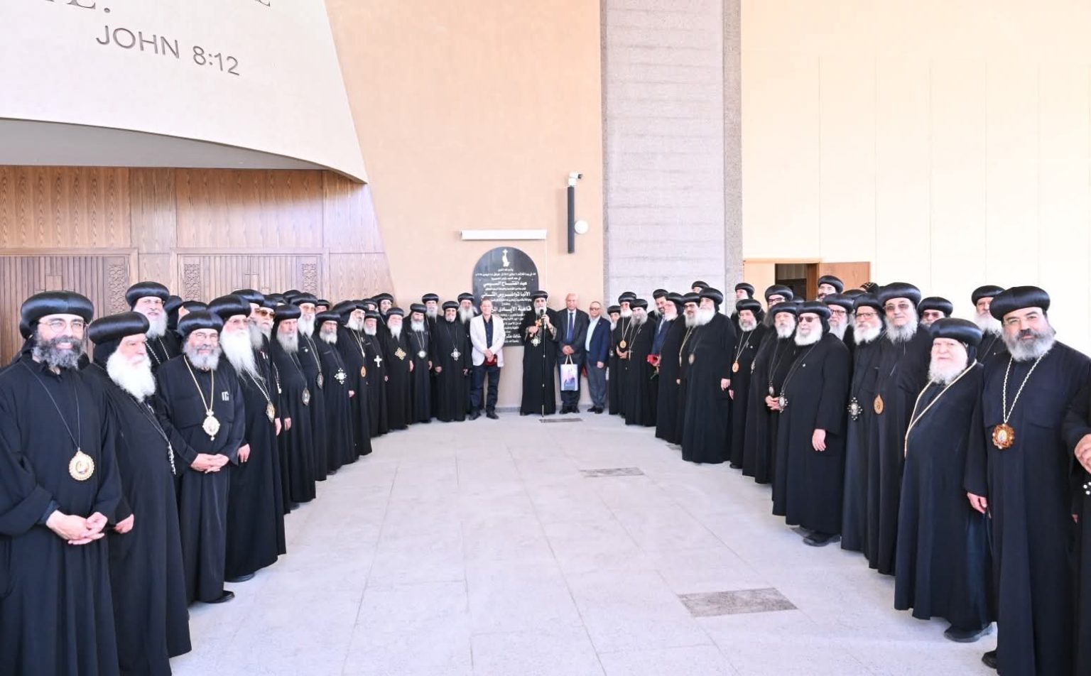 بالصور البابا تواضروس الثاني يفتتح أكاديمية القديس مرقس القبطية في وادي النطرون 3 افتتاح أكاديمية القديس مرقس القبطية