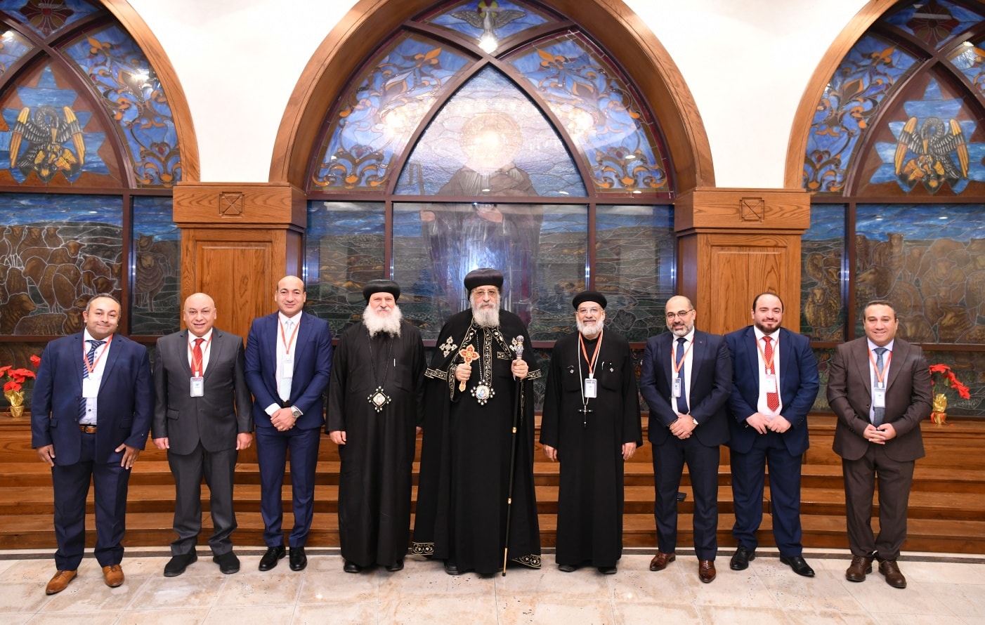 بالصور البابا تواضروس الثاني أثناء احتفالية يوم الصحافة والإعلام القبطي من الأسرة يخرج القديسون 3 البابا تواضروس الثاني أثناء احتفالية
