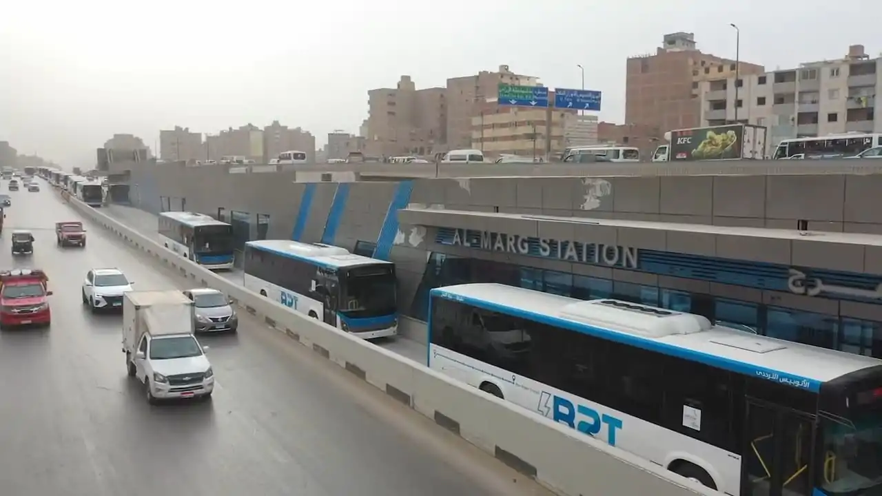 تشغيل المرحلة الثانية للأتوبيس الترددي خلال أيام والنقل تكشف سيصل الهرم 5 تشغيل المرحلة الثانية للأتوبيس الترددي