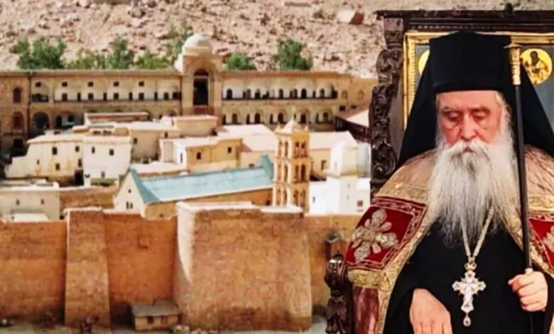 رئيس دير سانت كاترين الأرشمندريت سيميون الرهبنة خيار القلب وسيناء وطن الروح والدير بيت مفتوح للجميع 4 رئيس دير سانت كاترين