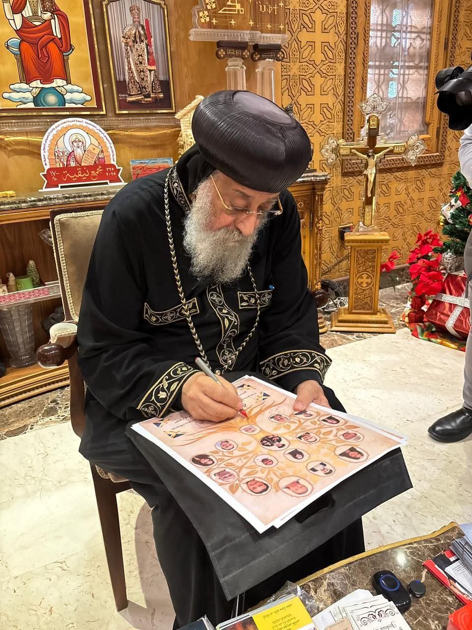البابا تواضروس الثاني هذه وصيتي للبطريرك القادم لمن سيأتي خلفا لي 2 لقاء البابا تواضروس الثاني