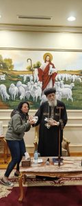 بالصور البابا تواضروس الثاني يستقبل وفد كنيسة الشهيد الأنبا ونس بسيدني في وادي النطرون 3 لقاء البابا تواضروس