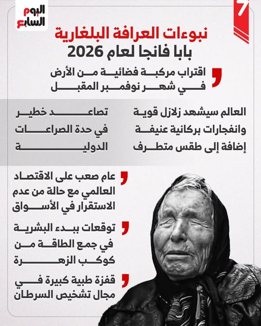 نبوءة منسوبة إلى العرافة بابا فانغا تتنبأ باليوم الأخير للبشرية 4 العرافة بابا فانغا