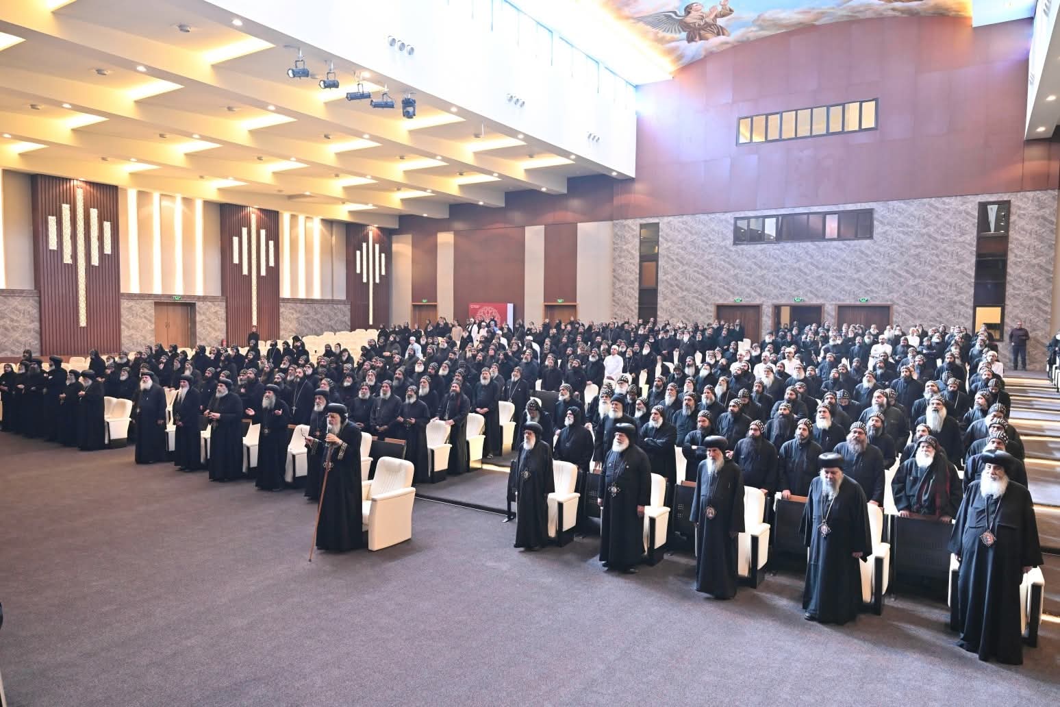 بالصور تفاصيل استقبال البابا تواضروس وفودا كنسية وعقد لقاءات رعوية وروحية 2 لقاءات البابا تواضروس