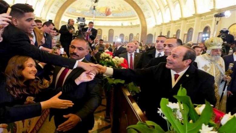 ماذا قالت شابة أوكرانية بعد مصافحة الرئيس بكاتدرائية المسيح في قداس عيد الميلاد 2 مارينا الأوكرانية