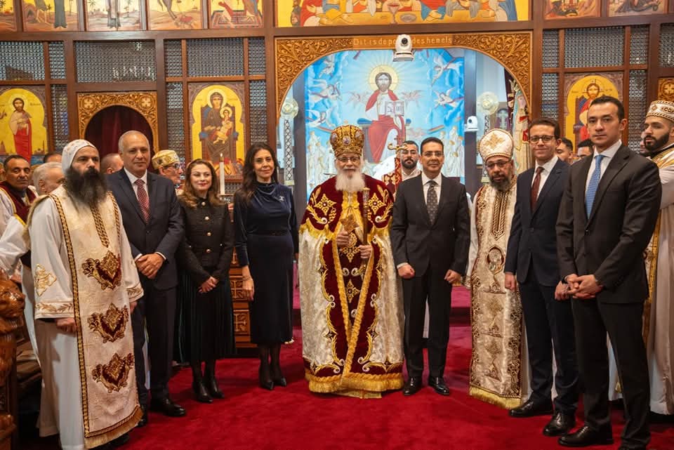 حضور رسمي ودبلوماسي في احتفالات عيد الميلاد المجيد في إيبارشية هولندا 4 رسالة الكنيسة في عيد الميلاد المجيد
