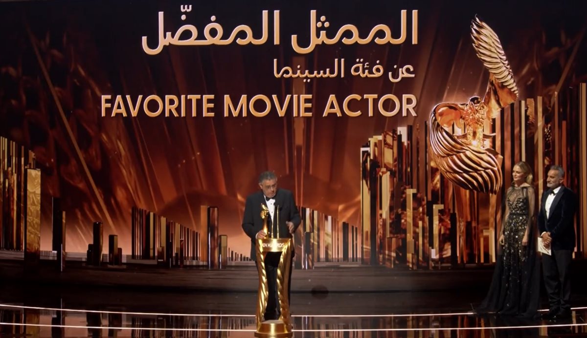 تعليق الفنان ماجد الكدواني بعد حصوله على أفضل ممثل في حفل Joy Awards 2 ماجد الكدواني