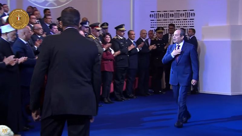 حديث مؤثر من الرئيس السيسي لأسر شهداء الشرطة 2 الرئيس السيسي