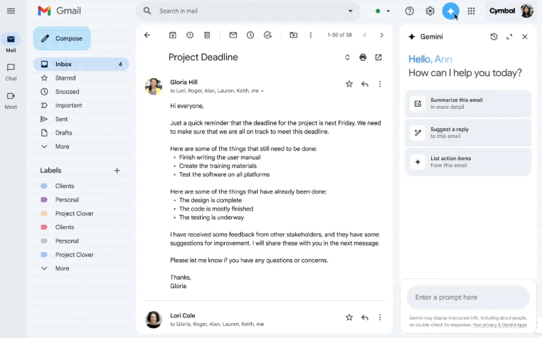 مستقبل البريد الإلكتروني كيف سيحول مساعد جوجل الذكي تجربة استخدام Gmail في 2026 2 مساعد جوجل الذكي
