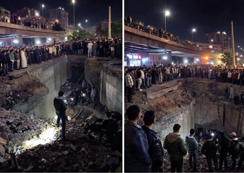 بالصور سقوط ميكروباص بالركاب في حفرة عميقة أسفل كوبري الزاوية بحدائق القبة 2 سقوط ميكروباص بالركاب