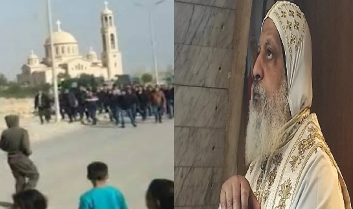 توجيهات الأنبا ميخائيل بتكليف وفد كنسي من إيبارشية حلوان يزور المحتجزين بشان احداث هدم سور كنيسة 15 مايو 3 توجيهات الأنبا ميخائيل