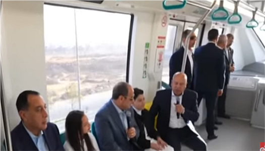 الفريق كامل الوزير عن موعد تشغيل قطار المونوريل غرب النيل 2 كامل الوزير