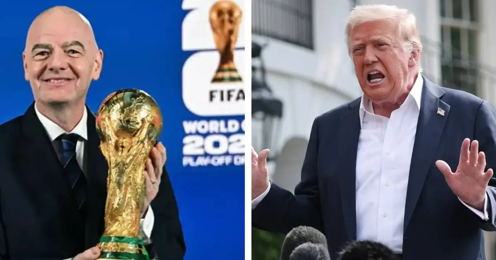 الفيفا يعلن موقف ترامب من مشاركة إيران في كأس العالم مجموعة مصر بالمونديال 4 ترامب ورئيس الفيفا